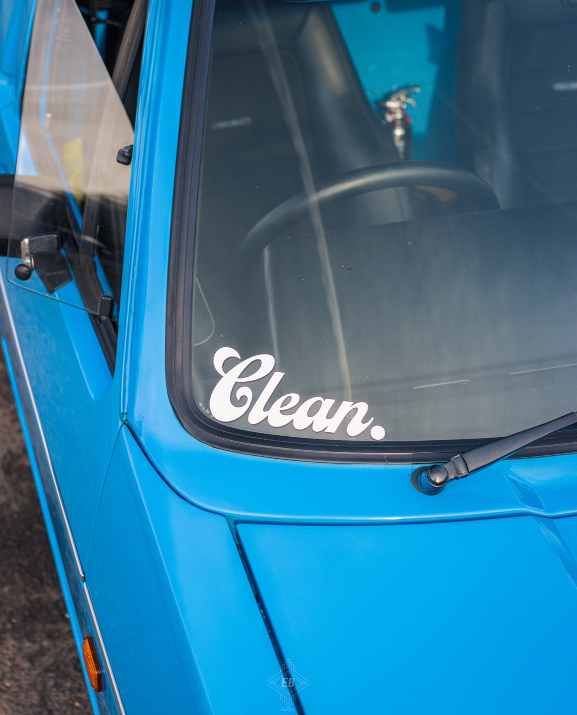 Clean. Sticker