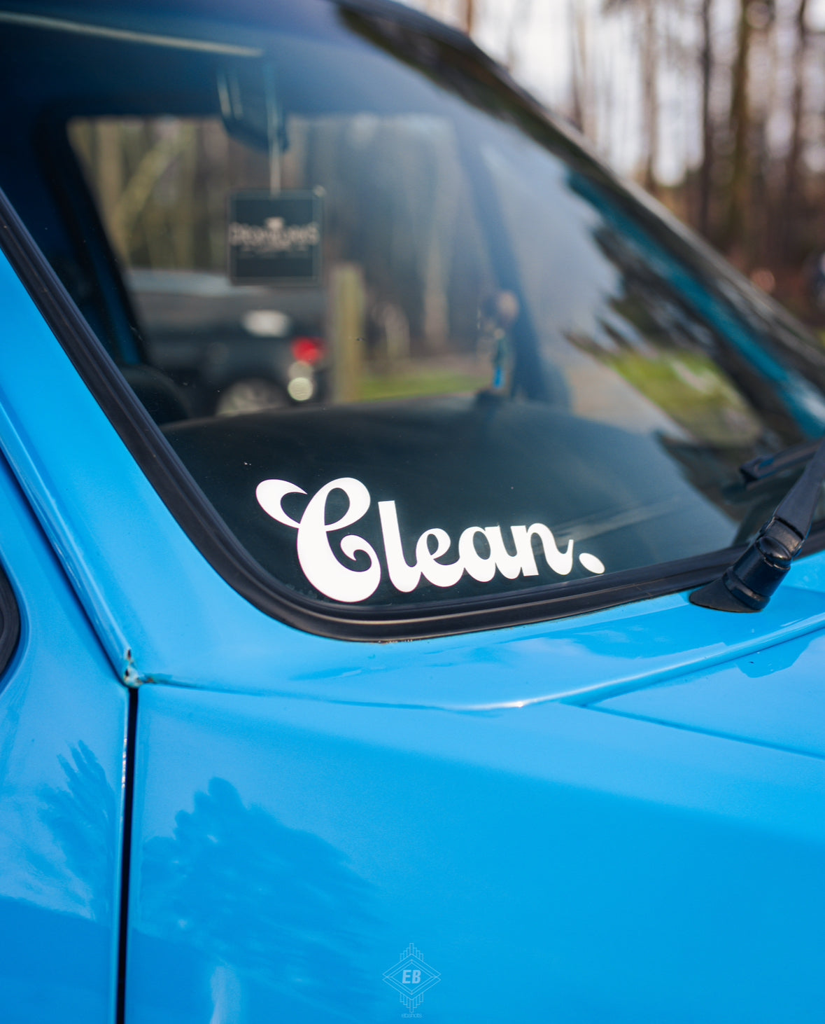 Clean. Sticker