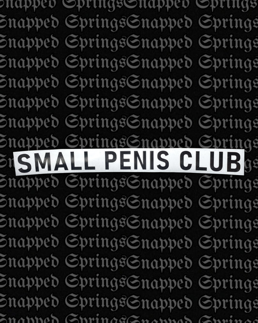 Small Penis Club (filled in)